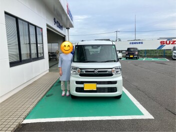 スペーシア　納車させて頂きました！